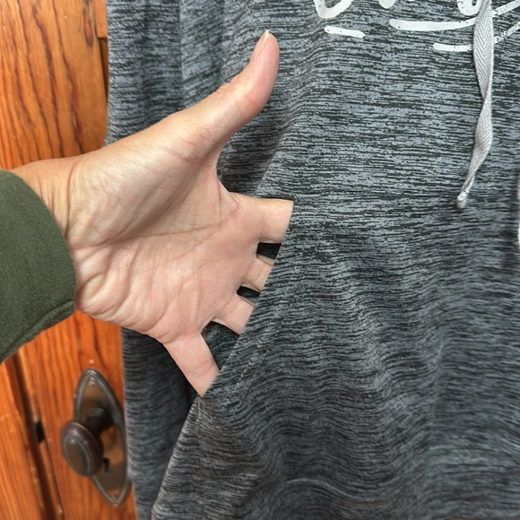 Hooded Cowl Neck Cabela’s Sweatshirt size Medium Heathered Gray - Picture 4 of 6